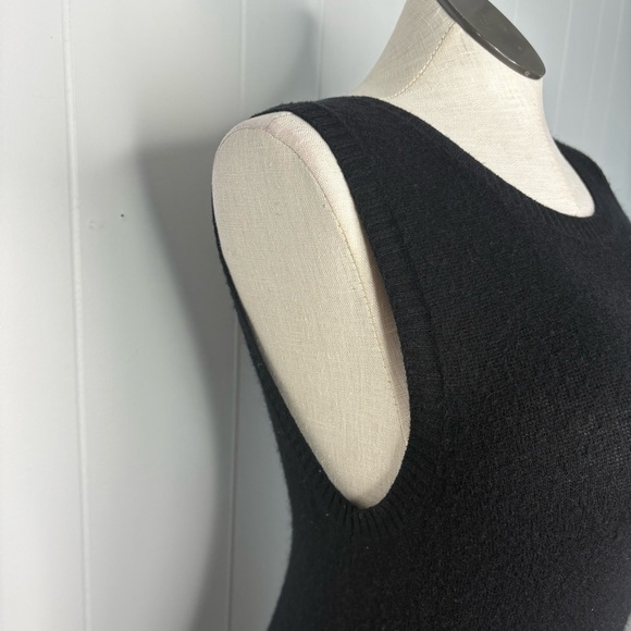 MaxMara Tweed Cashmere Knit Dress Sleeveless Women’s Size Large Classic Chanel - Picture 6 of 11